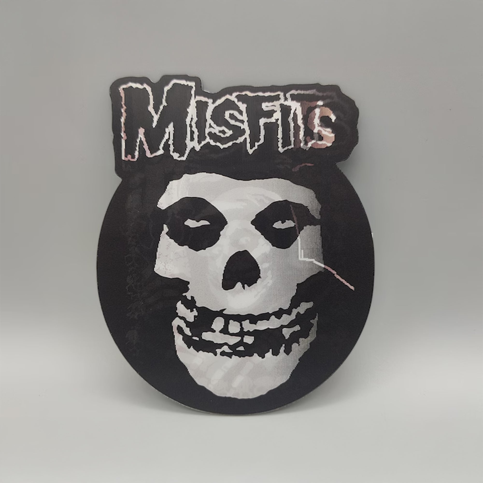 Misfits Horror Punk 3D Lenticular Sticker – 3 Image Flip, Waterproof