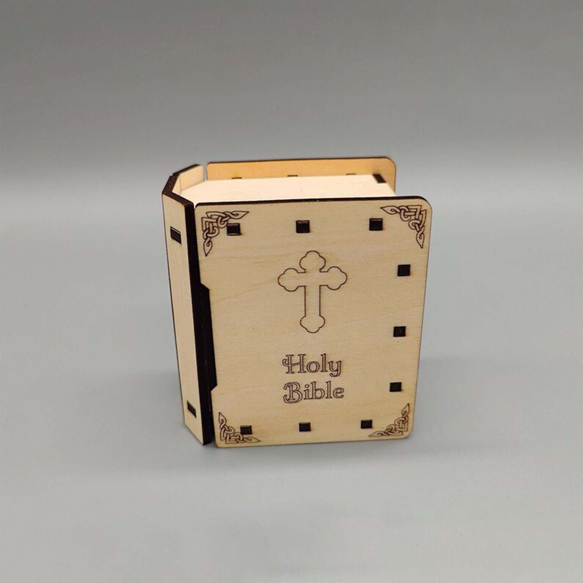 Holy Bible Favor Box for Baptism, Christening, Holy Communion, First Communion, Christian Gift, Personalized, Bible Gift, Bible Jewelry Box