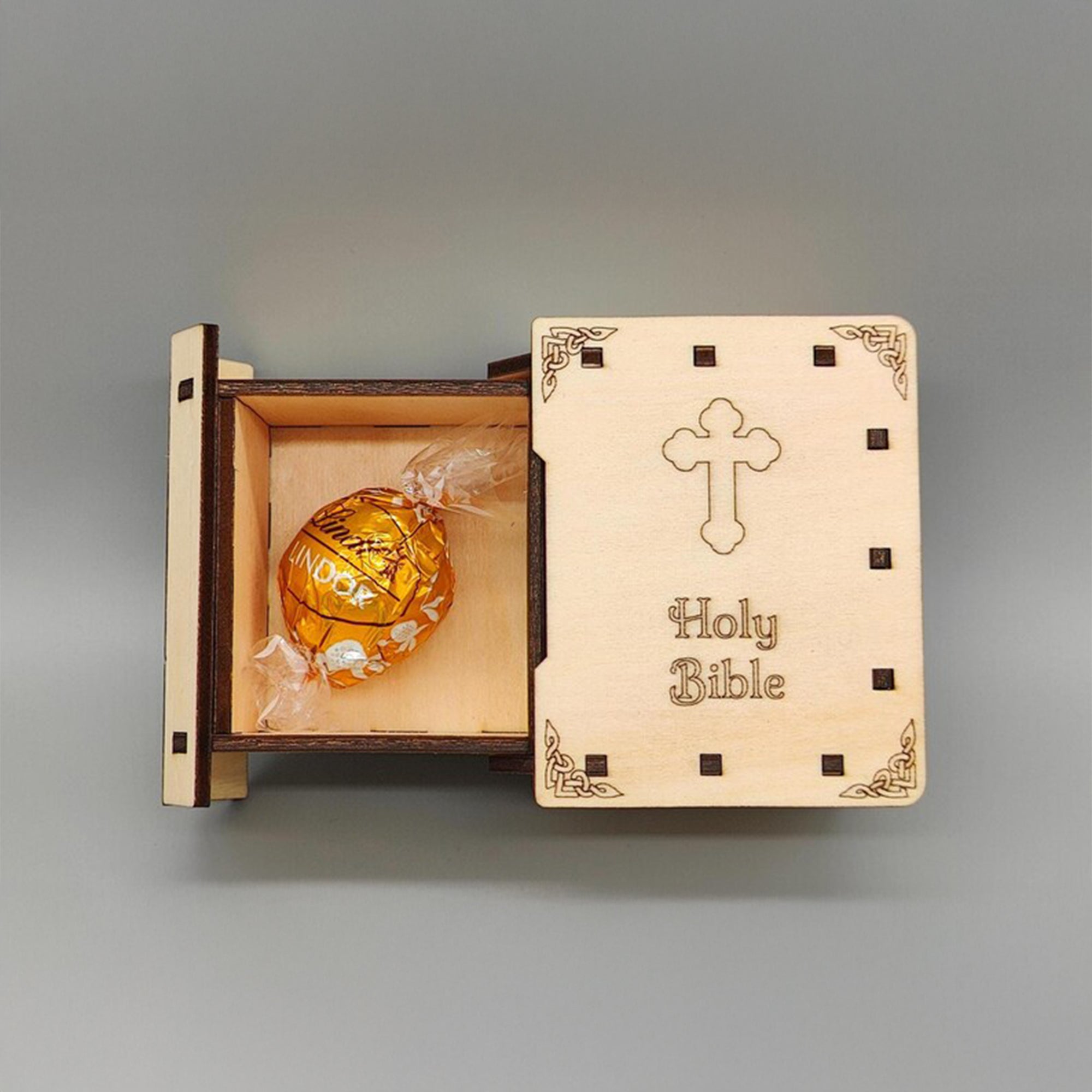 Holy Bible Favor Box for Baptism, Christening, Holy Communion, First Communion, Christian Gift, Personalized, Bible Gift, Bible Jewelry Box
