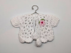 Set of 6 Crochet Mini Jackets – Baby Shower & Welcome Favors