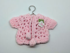 Set of 6 Crochet Mini Jackets – Baby Shower & Welcome Favors