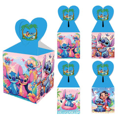 Set of 12 Lilo & Stitch Favor Boxes – Baby Shower & Birthday Favors