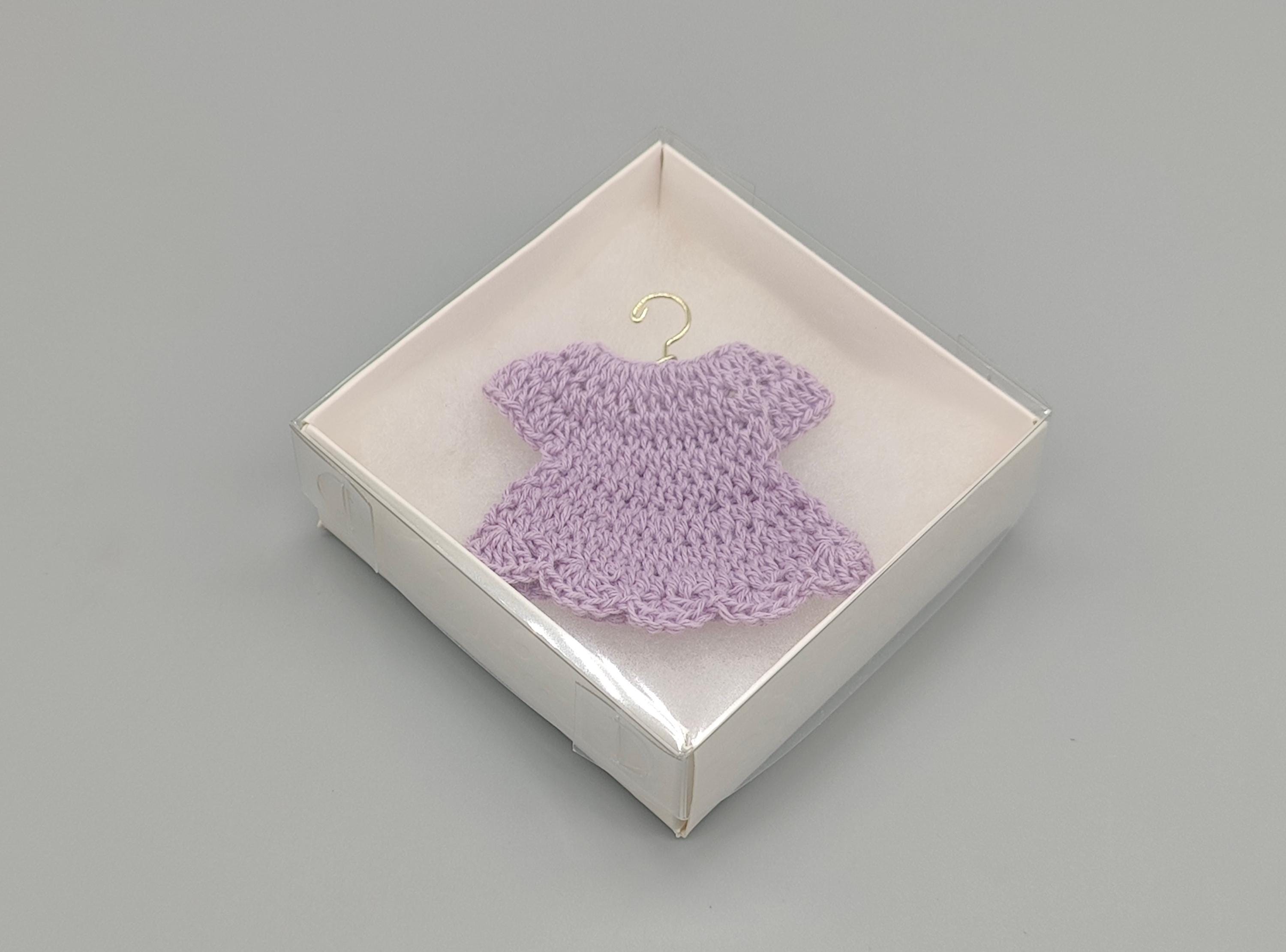 Set of 6 Little Lilac Dress Favors – Baby Shower & Quinceañera