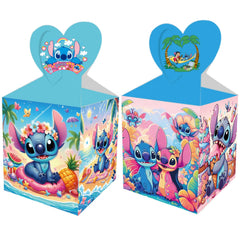 Set of 12 Lilo & Stitch Favor Boxes – Baby Shower & Birthday Favors